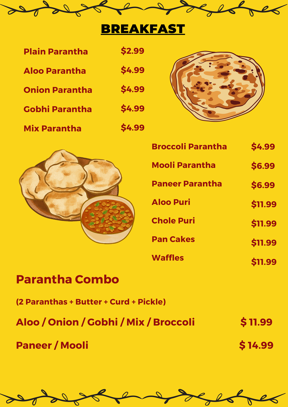 Menu – Kanha Kitchen