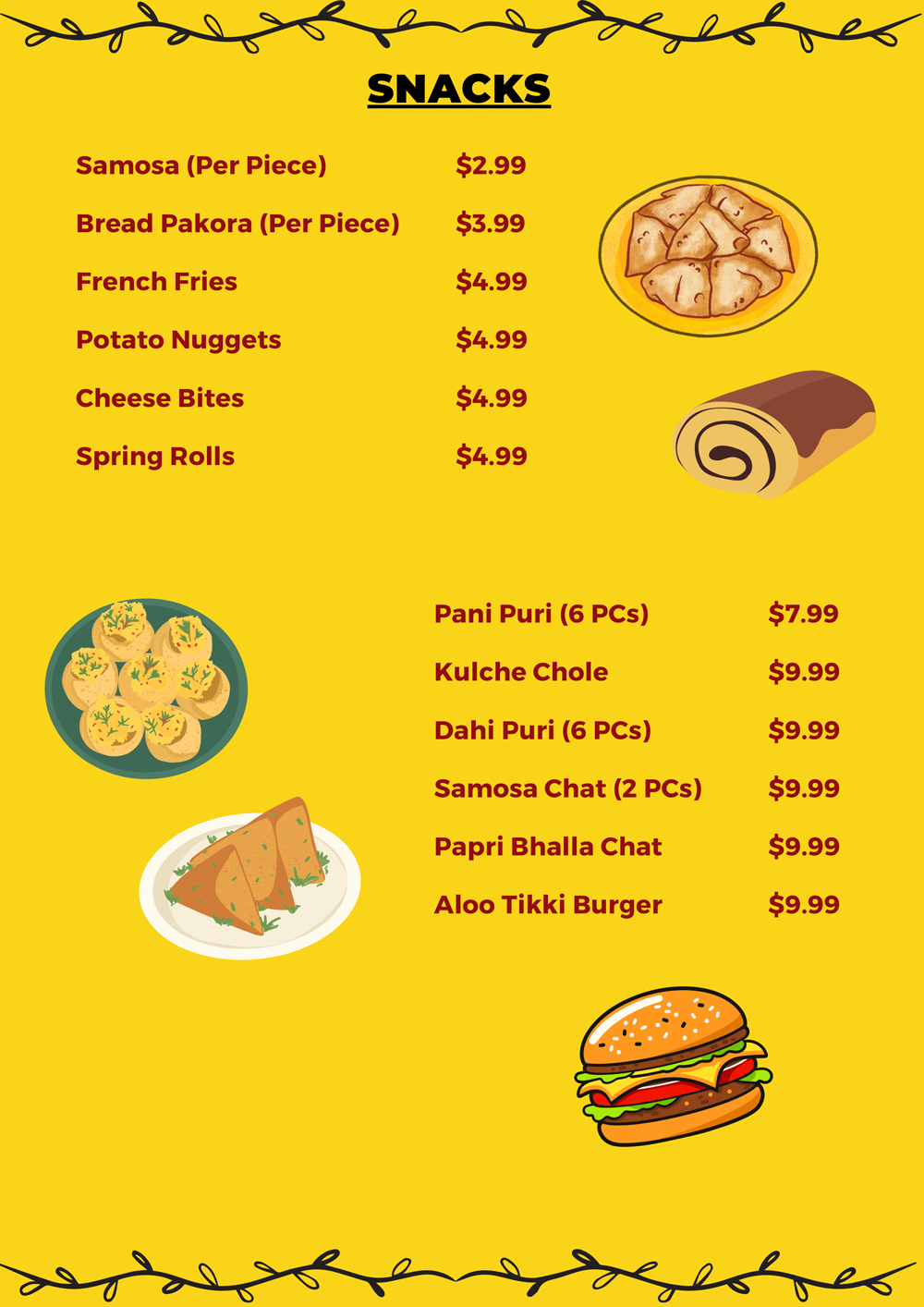 Menu – Kanha Kitchen